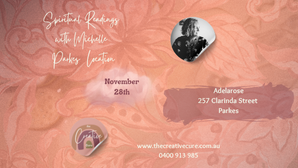 Deposit 1 Hour Reading Parkes November 28th