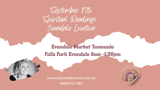 Half Hour Readings Evandale Market 13th September