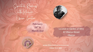 Deposit 1 Hour Reading Oberon Sat 28th Feb & 2nd March