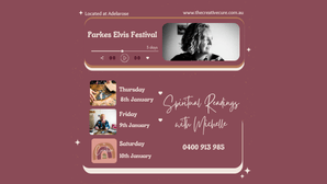 Full Payment 1 Hour Reading Parkes January 8th-10th Elvis Festival