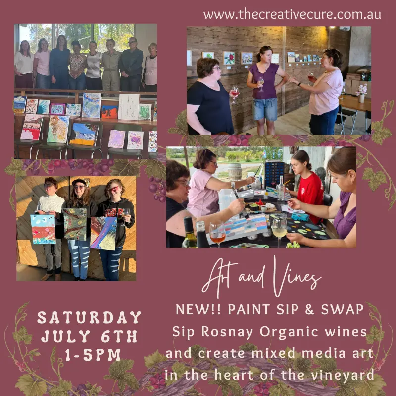Art & Vines – Paint Sip & Swap! July 6th