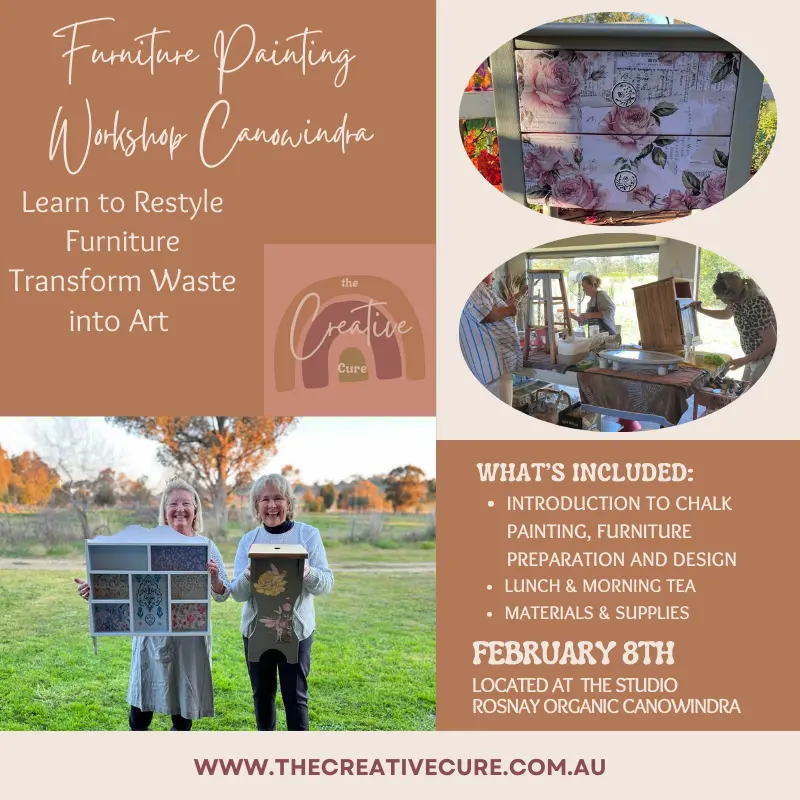 Furniture Painting Workshop Canowindra February 8th 
