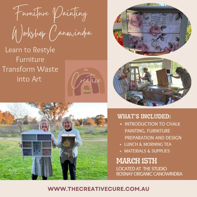 Furniture Painting Workshop Canowindra March 15th
