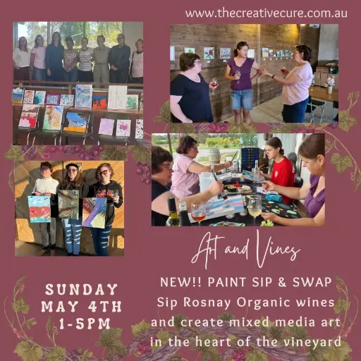 Art & Vines – Paint Sip & Swap! May 4th