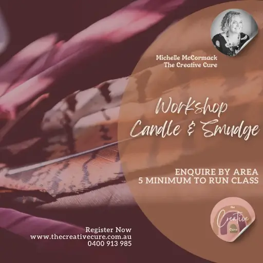 Candle & Smudge Keepsake Class Orange February 6th