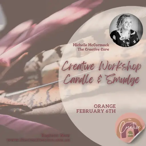 Candle & Smudge Keepsake Class Orange February 6th