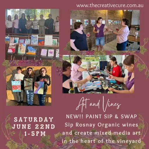 Art & Vines – Paint Sip & Swap! June 22nd